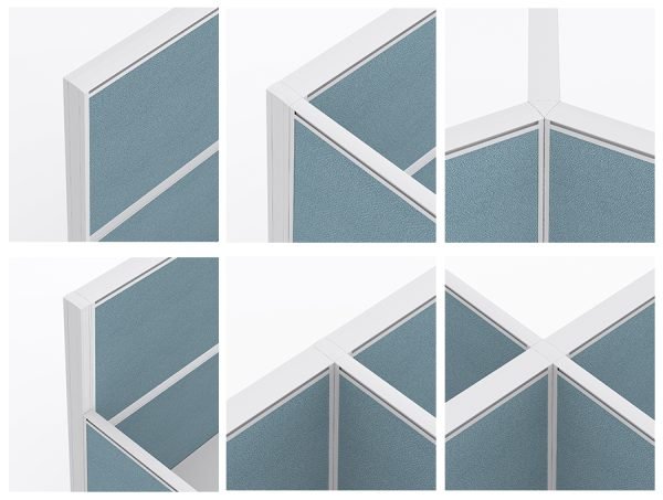 Modular Office Partition Cubicles - Simple & Quick Assembly