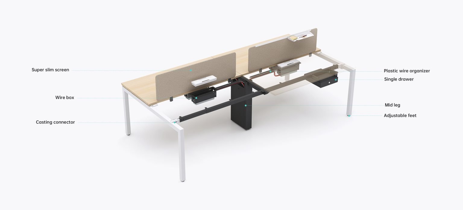 Universal Office Desking System | Flexible Workspace Setup