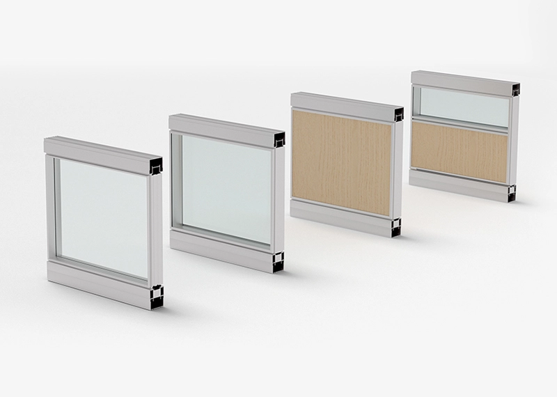 HK85 Glass Partition Wall