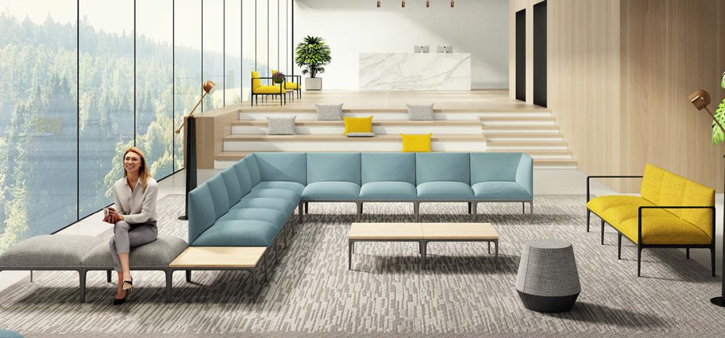 Modular office sofas