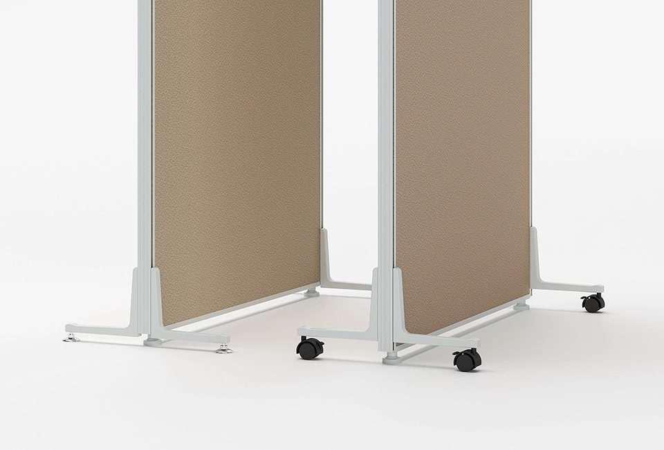 Office cubicle workstation_T3 freestanding panels_detail_2