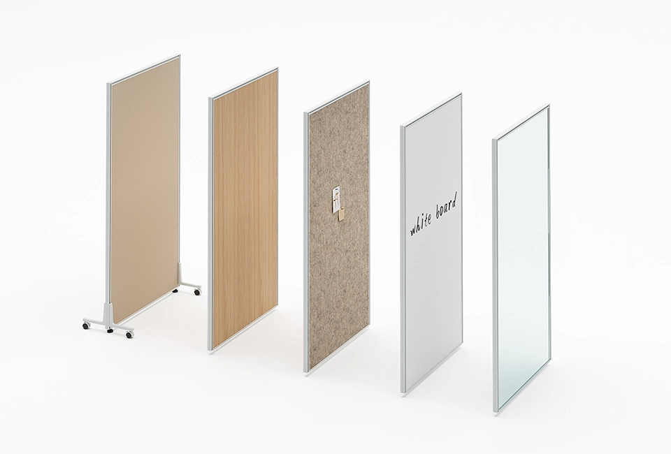 Office cubicle workstation_T3 freestanding panels_detail_3