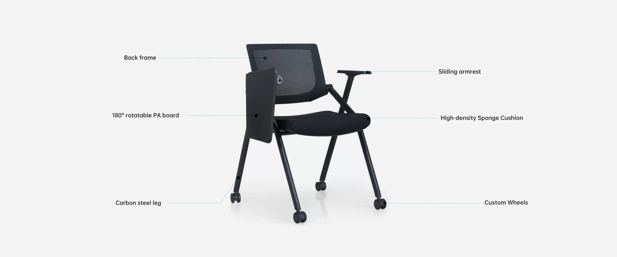 Office chair_Training_HY-128D-detail_2