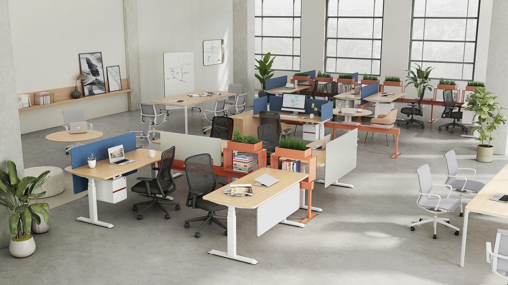 Height adjustable desk