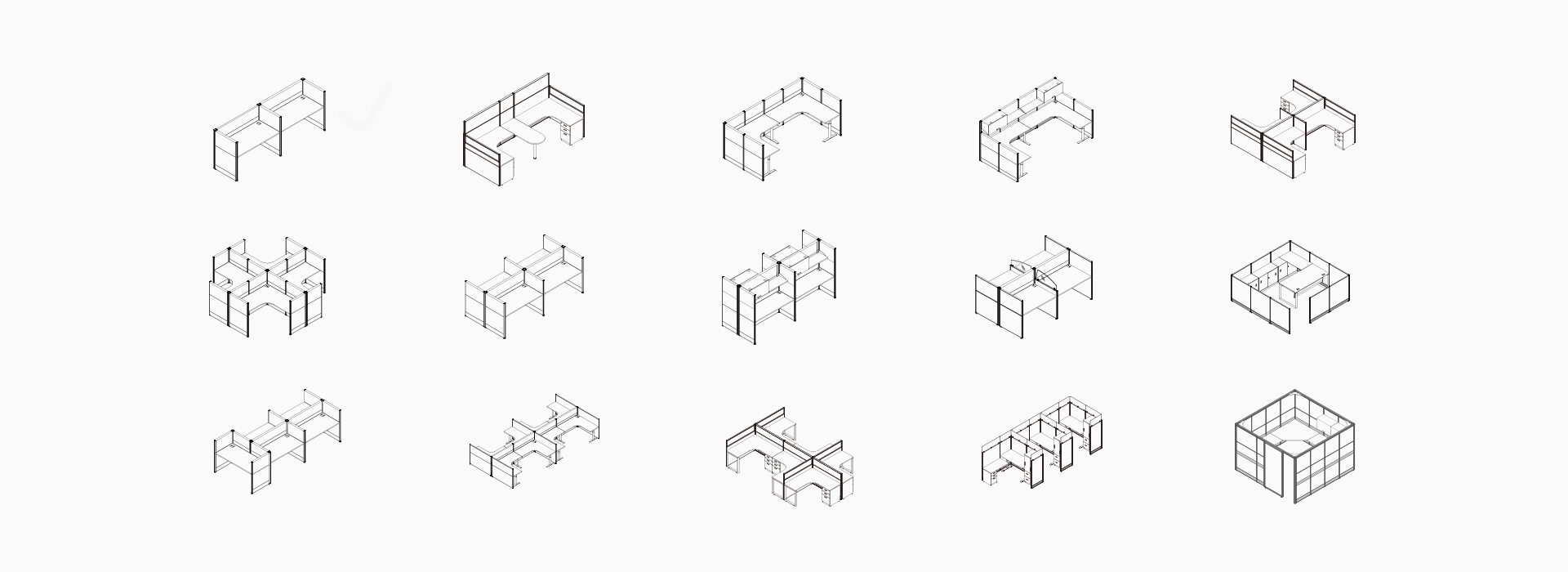 Office cubicle workstation_E6_detail_10